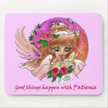 "Patience" Inspirational Angel Mousepad