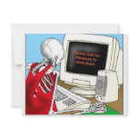 Patience W/ Computer Funny Gifts Tees Collectibles invitations