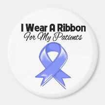 Patients - I Wear Periwinkle Ribbon Refrigerator Magnets