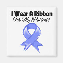 Patients - I Wear Periwinkle Ribbon Magnets