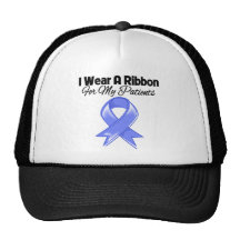 Patients - I Wear Periwinkle Ribbon Mesh Hats