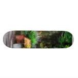 Patio Garden in the Rain Skateboards