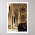 Patio of the Lions, Alhambra Palace posters