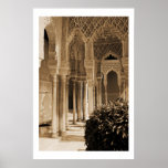 Patio of the Lions, Alhambra Palace posters