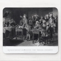 Patrick Henry addressing the Virginia Assembly Mouse Pads