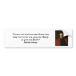 Patrick Henry - Liberty or Death bumper stickers