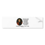 Patrick Henry Suspicion Is A Virtue Public Liberty bumper stickers