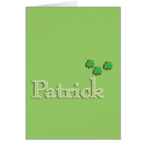 Patrick Irish Card