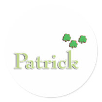 Patrick Irish Stickers