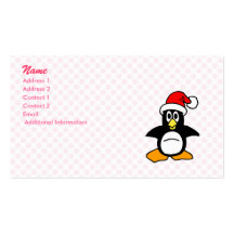 Patrick Penguin Business Card Template