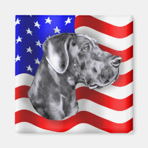 Patriot Dane Blue UC Refrigerator Magnet