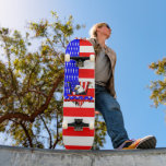 Patriot Eagle Side View Skateboard