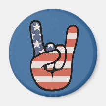 Patriot Rock Hand Magnet