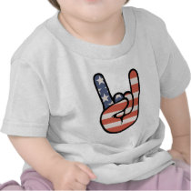 Patriot Rock Hand Tshirts