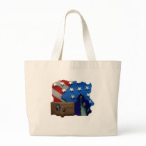 Patriotic America Canvas Bag