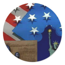 Patriotic America Stickers