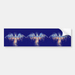 Patriotic American Eagle Flag Bumper Sticker