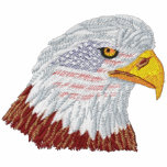 Patriotic American Flag Eagle Head