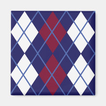 Patriotic Argyle Magnet II