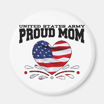 Patriotic Army Mum Magnet