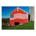 Patriotic Barn Greeting Card