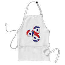 Patriotic Beach Balls Apron