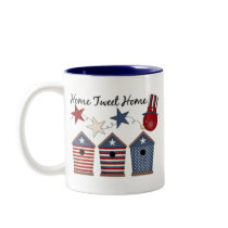 Patriotic Birdhouses (12) Mugs