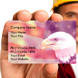 Patriotic Business Cards Background business cards