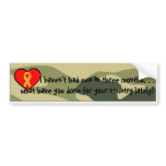 Patriotic Celibacy bumper stickers