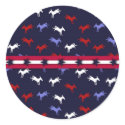 Patriotic Donkeys Sticker