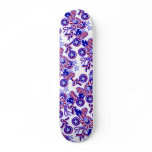 Patriotic Doodle Art Skateboard