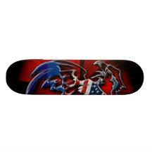 Patriotic Eagle Custom Skateboard