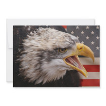 Patriotic Eagle Invitation