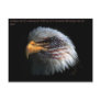 Patriotic Eagle with flag background Postcards