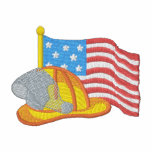 Patriotic Firefighter embroidered shirts