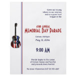 Patriotic Flag Guitar Memorial Day