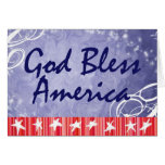 Patriotic Greeting Cards- God Bless America