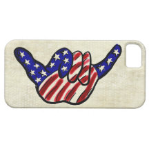 Patriotic hang loose stars stripes iphone 5 case