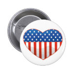 Patriotic Heart button
