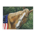 "Patriotic Horse" Art Reproduction Postcards