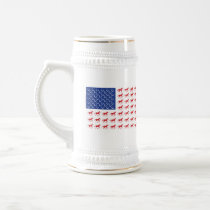 Patriotic Horses American Flag Mug