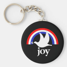Patriotic Joy Key Chain