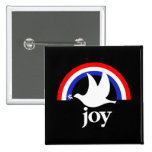 Patriotic Joy Pinback Buttons