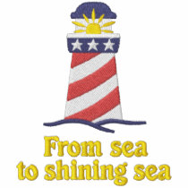 Patriotic Lighthouse USA