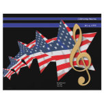Patriotic Music Program Customisable flyers