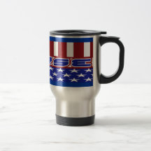 PATRIOTIC NURSE USA FLAG COFFEE MUG