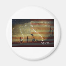 Patriotic Operation Geronimo-E KIA Fridge Magnets