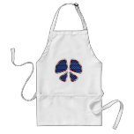 PATRIOTIC PEACE SIGN APRON
