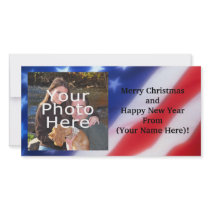 Patriotic Personalised Photo Card