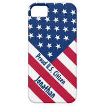 Patriotic Proud U.S. Citizen F504 iPhone 5 Cover